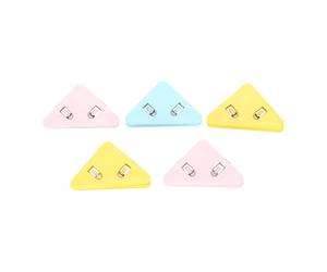 Tnfeeon Corner Protecting Paper Clips Large Angle Design Holds 40 Sheets PET Material for Office School Students Professionals Ensures Document Organization Portable Lightweight Easy (Colorful)