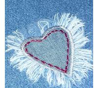 Tnfeeon Denim Iron On Patches, Cotton Embroidered Jean Repair Patches 25 Pieces Oval Rectangular, Iron On or Sew On for Jeans Jackets Shirts Hats Work Pants Knee Thigh Pocket