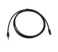 Tnfeeon Digital Optical Cable 4 Types 3.5 Connector for Home Theater TV Stable Signal Transmission Fiber Optic (1.5M)