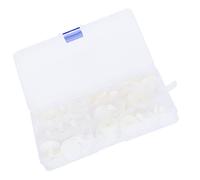 Tnfeeon DIY Doll Joints White Plastic Craft Accessories Smooth Articulation Movable Limbs 0.6 0.8 1.0 1.2 Inch Sets for Plush Toy Artisans and Hobbyists Crafting Projects