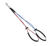 Tnfeeon Dog Cat Grooming Loop, Steel Wire Neck Haunch Holder, Adjustable Double Noose for Clipping Pets on Tables and Baths (L)