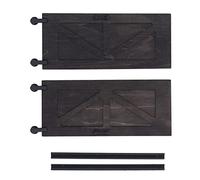 Tnfeeon Dollhouse Miniature Sliding Door, Birch Material, Perfect for DIY Dollhouse Furniture, 7.5 X 3.1in, Ideal for Miniature Decor and Kids' Crafts