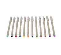 Tnfeeon Drawing Supplies,12PCS Drawing Pen Set Micron Pen Colorful Water Proof for Artists Sketching Manga Watercolor Calligraphy and Detail Outlining Archival Quality Inking Markers