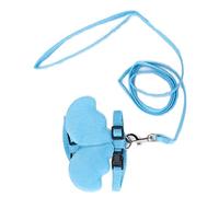 Tnfeeon Duck Harness Adjustable Nylon Webbing Poultry Walking Harness with Elastic Breathable Chest Strap Safety Buckle Leash for Chickens Geese Outdoor Training (S)