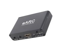 Tnfeeon EARC ARC Sound Extractor for HDTV Speaker Amplifier, Transmit Sound From EARC TVs, Versatile Output Options, for HiFi Transmission