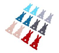 Tnfeeon Easter Bunny Cash Holder, Felt Bunny Coin Holder and Place Card, 3 in 1 Table Decor for Easter Party Dinner Settings, Gift Idea for Family and Friends