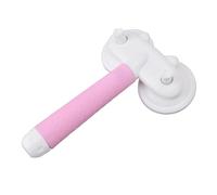 Tnfeeon Electric Cat Massager, Handheld Deshedding Brush with Soft Rubber Design for Effective Hair Removal, Muscle Relief, and Easy Deshedding. for Pet Owners to Maintain (Roseate)