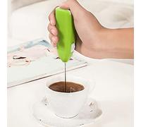 Tnfeeon Electric Hand Mixer Cordless Lightweight 2 AA Battery Powered for Baking Enthusiasts Compact 8 X 1.4 Inches Size Effortless Egg Whipping and Smoothie Blending in Home Kitchens (Green)