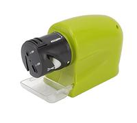 Tnfeeon Electric Knife Sharpener Rechargeable Battery Operated Multi-Purpose Knife Sharpening Tool with Precision Angle Guides for Kitchen Cutters