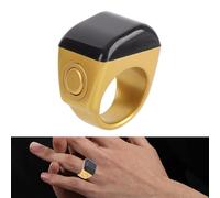 Tnfeeon Electronic Finger Counter Digital Tasbeeh Smart Ring 40-Day Battery, IP67 Smart Prayer Dhikr Counter Reminder Muslim Men Women Digital Prayer Tasbih (18mm)