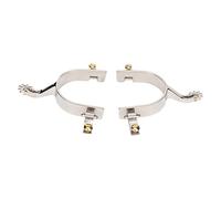 Tnfeeon Equestrian in Stainless Steel Cowboys Spurs with Equipment, Horses of Horses Exquisite for the Cowboy of the Male West