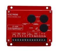 Tnfeeon ESC9800 Engine Speed Control Governor Iron Quick Response Generator Speed Controller for Replace Parts (6.18x5.71in)