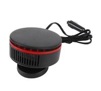 Tnfeeon Fast Heating Car Heater, 150W Windshield Defroster with 360 Rotatable Design for Quick Frost Fog Clearance in Minutes. Dual Warm Cool Modes Ideal Winter Summer Driving. Compact (Black Red)