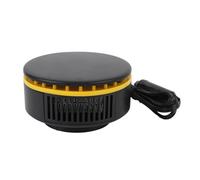 Tnfeeon Fast Heating Car Heater, 150W Windshield Defroster with 360 Rotatable Design for Quick Frost Fog Clearance in Minutes. Dual Warm Cool Modes Ideal Winter Summer Driving. Compact (Black Yellow)