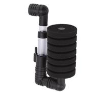 Tnfeeon Fish Sponge Filter, Plastic Biochemical Foam Filter for Small Fish Tanks, Multi-Layer Filtration, Ideal for Freshwater Aquariums