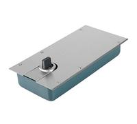 Tnfeeon Floor Spring Hinge Hydraulic Buffer Smooth Glass Door Operation 12x6x2in Public Home Installations Ensure Effortless Quiet Movement Double-Acting Design Fits Various Doors