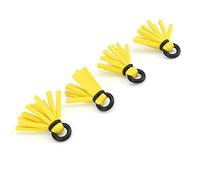Tnfeeon Foam Strike Indicator Fly Fishing Floats High Density Foam Bobbers for Precise Drift Hook Positioning Lightweight 3g Per Bobber Bright Orange Color Enhances Strike Detection (Yellow)