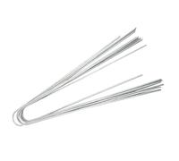 Tnfeeon Garden Sticks Pins Patrids for the Soil Garden Farm, Safe and Non - Landscape Food for Sun Protection Network, 50 Pcs Steel Tent Pencil for Artificial Grass