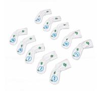 Tnfeeon Golf Club Headcover Set Non Slip Soft Fabric 10PCS Lightweight for Driver Fairway Woods Hybrids Travel Protection Men Women Golfers Practice Rounds Golf Trips Storage (White)