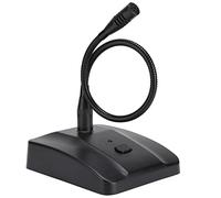 Tnfeeon Gooseneck Microphone, Desktop Wired Capacitive Microphone with Heart Shape Directivity 16 Foot Cable for Conference Meeting and Speech Recording