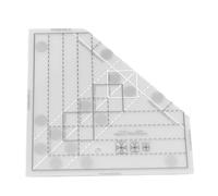 Tnfeeon Grids Quilt Ruler, Precision Cutting Tool for Quilting and Sewing, DIY Enthusiasts and Crafters, with Non-Slip Acrylic and 6/8/10 Inch Quilt Block Design