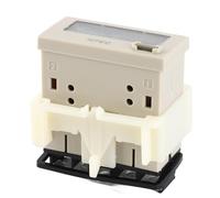 Tnfeeon H7EC N Digital Counter Totalizer, Precise 8-Digit LCD Measurement Long Lasting Lithium Battery Panel Mount for Industrial Home Business Use Operates 14 to 131°F IP66 Dust Water