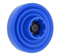 Tnfeeon Hair Dryer Diffuser Universal for Curly Hair Women, Even Heat Distribution Prevents Damage Folding Lightweight 5 Ounce Travel Curl Styling Tool on the Go (Blue)