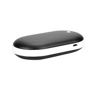 Tnfeeon Hand Warmer Portable Aluminum Alloy Dual Function Power Bank with Quick Heat 3000mAh 5 Hour Warmth for Outdoor Winter Activities Women (Black)