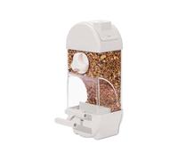 Tnfeeon Hanging Bird Feeding Box, Plastic with Large 800ml Capacity, No Mess Bird Cage Feeder and Waterer for Parakeets and Small Birds