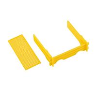 Tnfeeon Harvest Bee Box White Washed EPS Add On for Temperature Control Natural Comb Building Garden Pollination Beginners Backyard Apiary Lightweight Easy Expansion Supports Honey