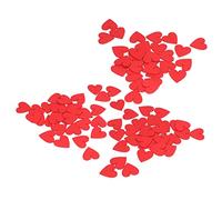 Tnfeeon Heart Cut Beautiful Shiny Surface Wood Tags DIY Gifts Tinker Hearts for Art Lessons Wedding Planning, Practical and Practical for Colors