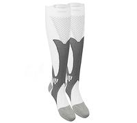 Tnfeeon High Compression Socks White 1 Pair of Sports Compression Socks for Work (XXL 39-45)