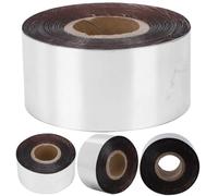 Tnfeeon Hot Gold -aluminum Printing Paper for 3 Cm Wide Decorative Decoration of 3 Cm 120 Meters/roll, Suitable for do Ing Yourself Paper Fabric (Silver)