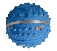 Tnfeeon Interactive Dog Ball Toy, Micro Bubble Automatic Rolling Pet Ball 8cm with Flashing Lights, 2 Play Modes and USB C Rechargeable Design for Small Medium Dogs Indoor Outdoor (Blue)