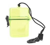 Tnfeeon Kayak Seal Box Transparent Waterproof Housing for Surfers Canoists Divers with Climbing Buckle for Outdoor Adventure Made of Plastic (Transparent Yellow)