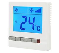 Tnfeeon LCD Digital Thermostat with Sensor Precise Temperature Control From 62 to 95 Fahrenheit Ensures Comfort in Homes and Offices Large Blue Backlight Display for Easy Navigation