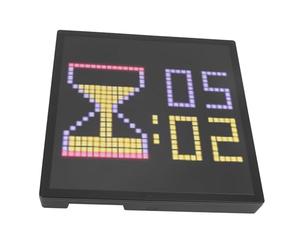 Tnfeeon LED Pixel Display Screen, App Controlled Digital Art Frame with RGB Panel and Smart Timer Clock, Custom Image GIF Video Display, Wall or Desktop Decor for Gaming Room Bedroom