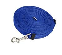 Tnfeeon Long Durable Dog Leash with Manual Grip Buckle, Adjustable Dog Training Strap, Ideal for Playing Outside, Pp Made and Zinc Alloy (Blue)