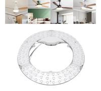 Tnfeeon Magnetic Ceiling Fan Light, 3 Color Dimmable LED Retrofit Kit with Adjustable Brightness Easy Install Magnetic Attachment Bedroom Living Room (96W)