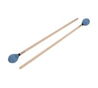 Tnfeeon Marimba Mallets Cotton-Wound Heads Maple Handles for Beginners Professionals Soft Tone Production Warm Sound Classroom Orchestra Use Balanced Weight Comfortable Grip 16 Inch (Blue)