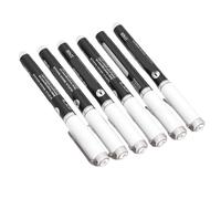 Tnfeeon Markers Opaque Coverage Fine Tip for Dark Surfaces Drawing Journaling Line Art Artists Calligraphy Lettering Craft Supplies 6PCS White Acrylic Paint White Acrylic Marker