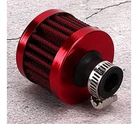 Tnfeeon Mini Air Intake Filter 13mm Crankcase Breather Universal Car (Red)