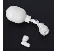 Tnfeeon Mini Plastic Adjustable Float Valve, Non- Material, Space-Saving Auto Fill Design, Good for Aquariums and Water Supply Systems