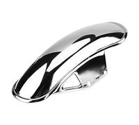 Tnfeeon Motorcycle Front Fender Mud Flap Guard for GN125 GN250 | Durable Metal Construction, Anti-splash Protection, Fits GN125 and GN250, Black or Chrome Color