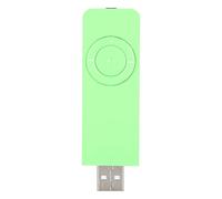 Tnfeeon MP3 Music Player Portable with Headphones Included and a Rechargeable Battery to Listen to Music, Ideal for Lovers and Travelers (Green)