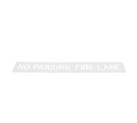Tnfeeon No Parking Fire Lane Stencil, Stencils & Templates Template 7.9 X 52 Inches for Parking Lots Concrete AsphaltEasy Painting Sign Kit Customizing Curbs Lots Multisurfaces No Fire