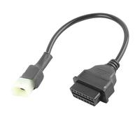 Tnfeeon OBD2 to 4 Pin Diagnostic Adapter Cable for Motorcycle K-Line Fault