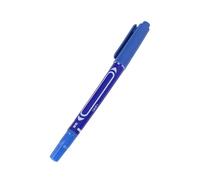 Tnfeeon Oil Based Double Tip Markers, 10 Colors Set Fine Point (Blue)