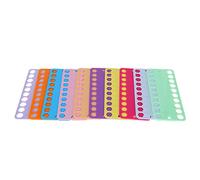 Tnfeeon Organizer from Spot -Raden Long -Lived Embroidery for Handling and Wire Management, Inflammation of The Color Plastic Plate with 20 Pieces to The Sewing Accessories