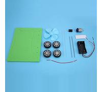 Tnfeeon Pedagogical Handmade Do-it-yourself Wind Car Kit Improves Practical Skills, a Simple Feeling of Satisfaction, Random Color, Suitable for, ABS + EVA Material